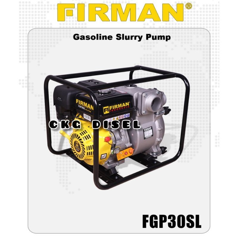 PROMO CUCI GUDANG Pompa Alkon Irigasi Sawah Slurry Pump Cairan Lumpur Firman FGP-30SL FGP-30 SL