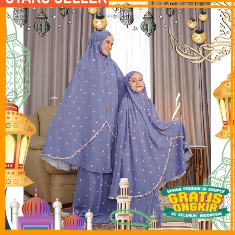 AFSHEEN MUKENA IBU & MUKENA ANAK • NADHEERA LUXURY / Mukena Potongan Rayon Premium Adem Mukena Anak 