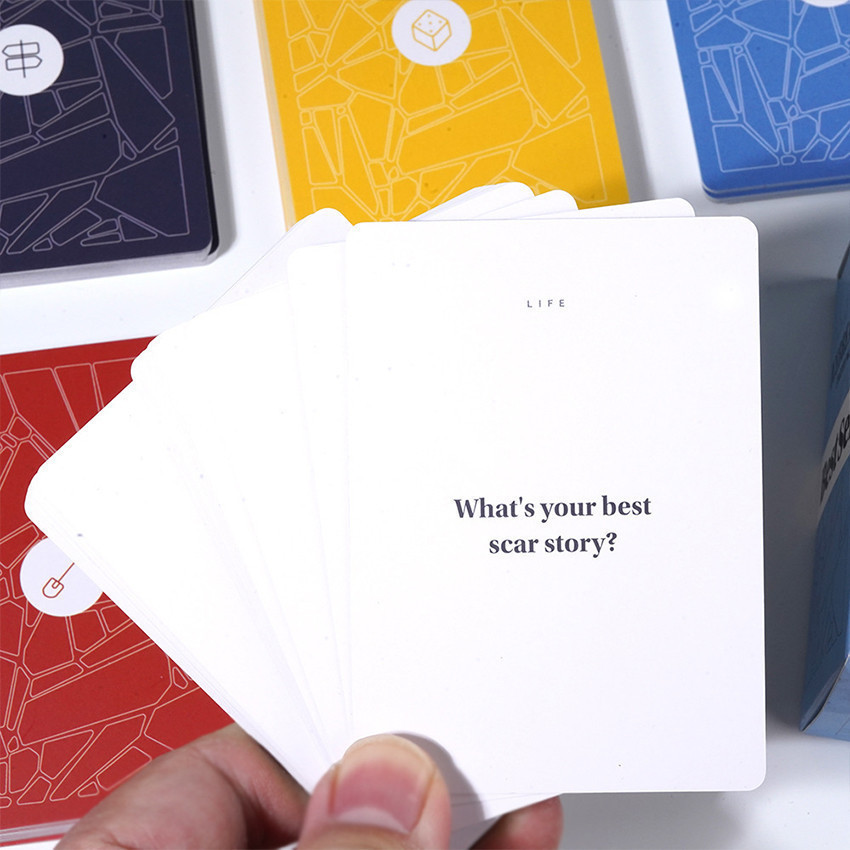 Icebreaker Deep Talk Game Cards Pasangan Conversations Card -