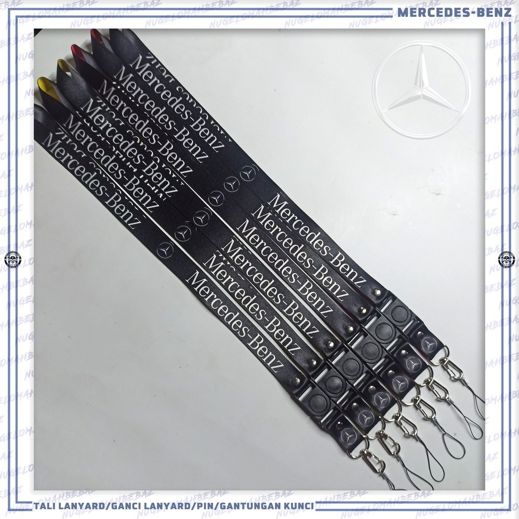 

TALI LANYARD GANTUNGAN ID CARD/HP/KUNCI/DLL.. MERCEDES-BENZ