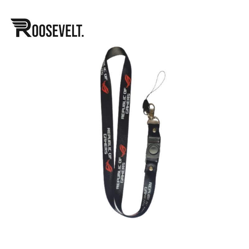 TALI LANYARD REPUBLIK GAMER / GANTUNGAN KUNCI / GANTUNGAN ID CARD / GANTUNGAN VAPE / GANTUNGAN ANIME