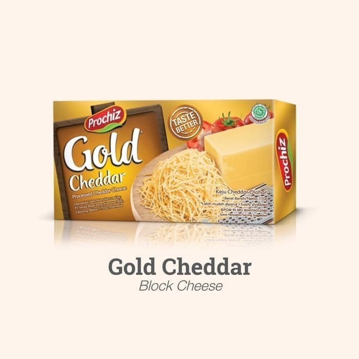 

Keju Prochiz Gold Chedar 170 Gram