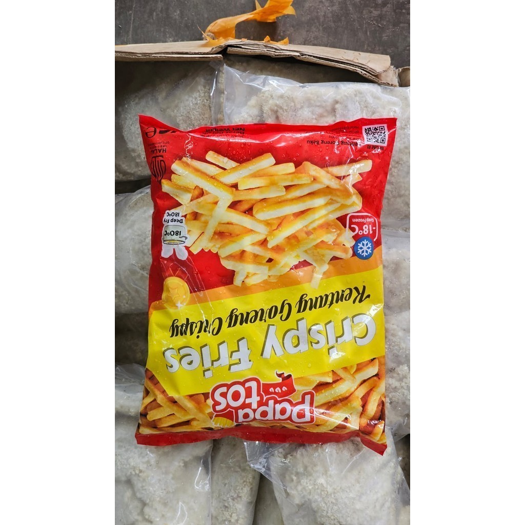 

Papatos Kentang Crispy 1 Kg - Crispy Fries