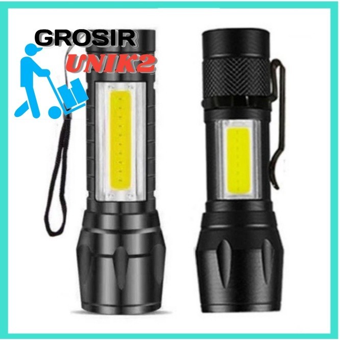 SENTER SWAT MINI ZOOM SENTER POLICE LED MINI ZOOM CAS CHARGE 3 FUNGSI GROSIR UNIK