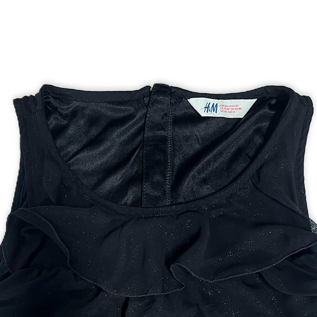 RB HM Jumpsuit Anak Perempuan Black Wanita Overall Panjang Hitam Original AST