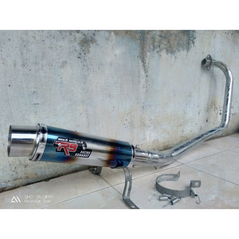 KNALPOT R9 MUGELLO RACING PNP R15 VIXION OLD NVL NEW SATRIA FU JUPITER MX CB 150 MEGAPRO TIGER VERZA