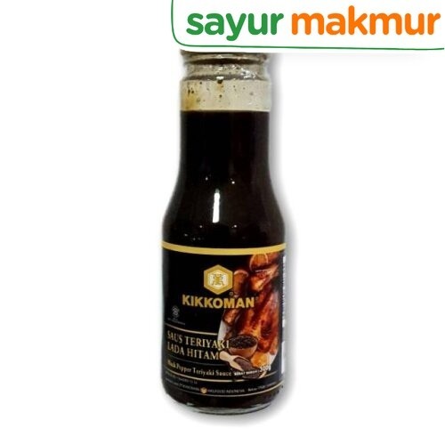

Kikkoman Saus Teriyaki Lada Hitam 300 gram Sayurmakmur