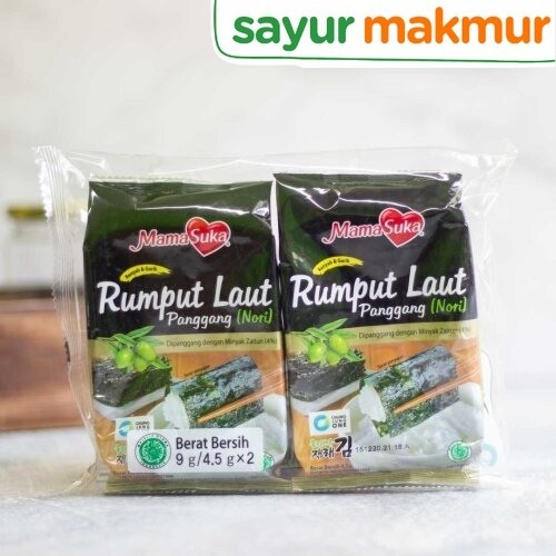 

Mamasuka Nori Original 2 x 4,5 gram Sayurmakmur
