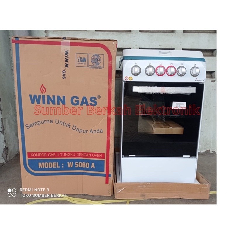 FROMO SPESIAL Winn Gas Kompor Free standing / Kompor Oven pematik otomatis api atas bawah Kompor Res