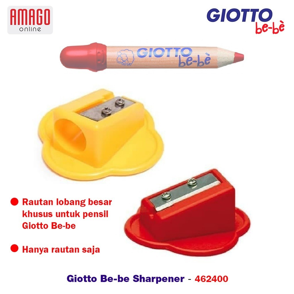 

GIOTTO Bebe Super Large Pencil Sharpener Rautan Pensil khusus pensil Giotto Bebe - 462400