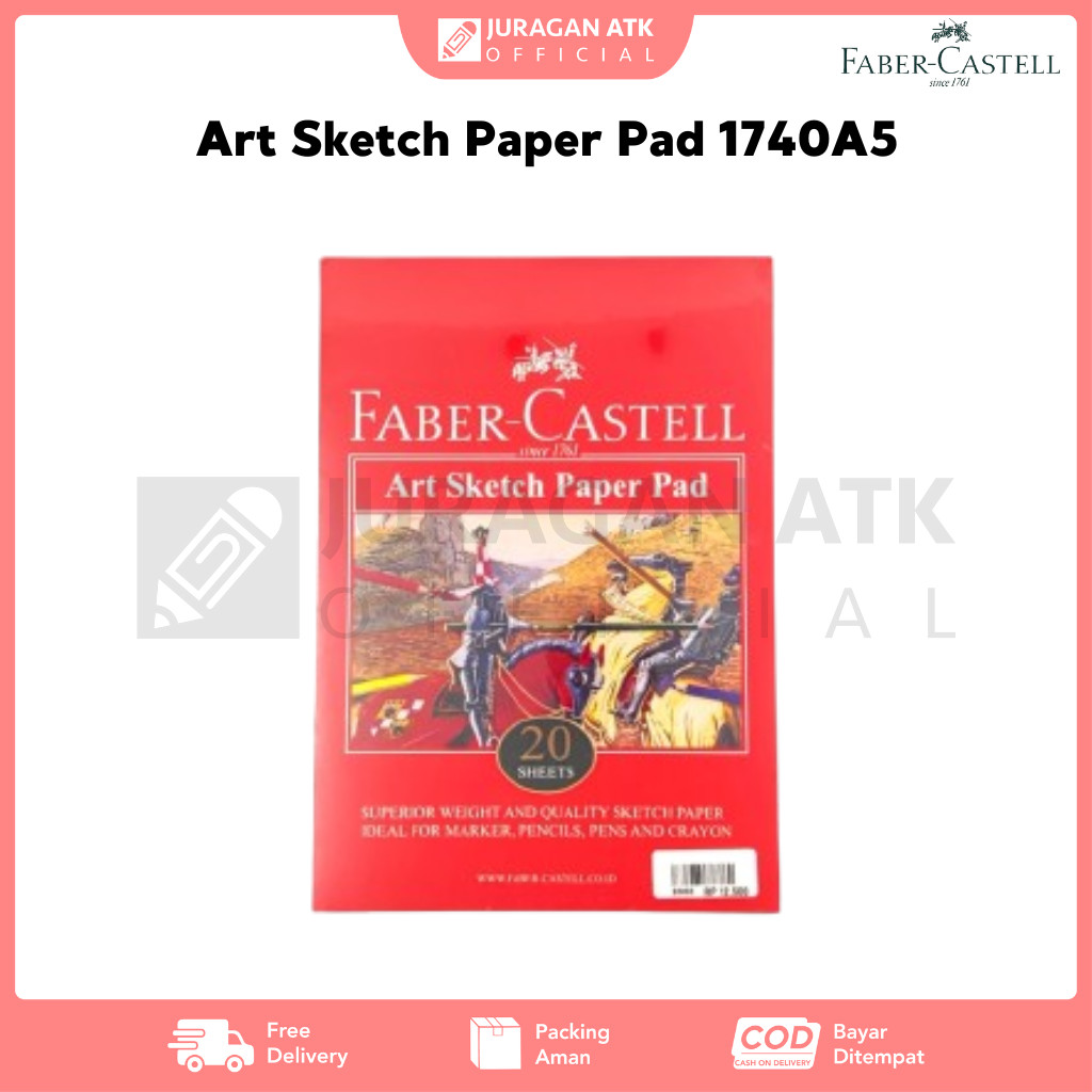 

Art Sketch Paper Pad Faber-Castell 1740A5 Buku Sketsa Seni Faber-Castell 1740A5
