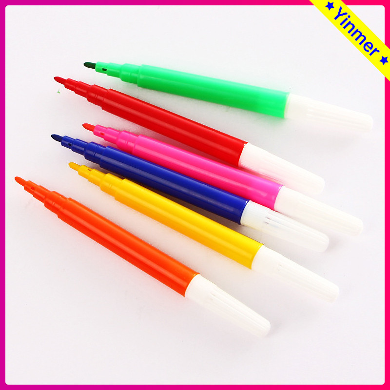 

COD✨Pena cat air 6 warna pena cat air mini set lukisan kuas diy anak-Yinmer