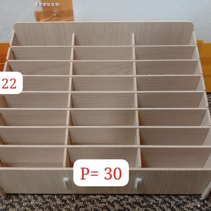 Rak susun HP serbaguna 24 slot