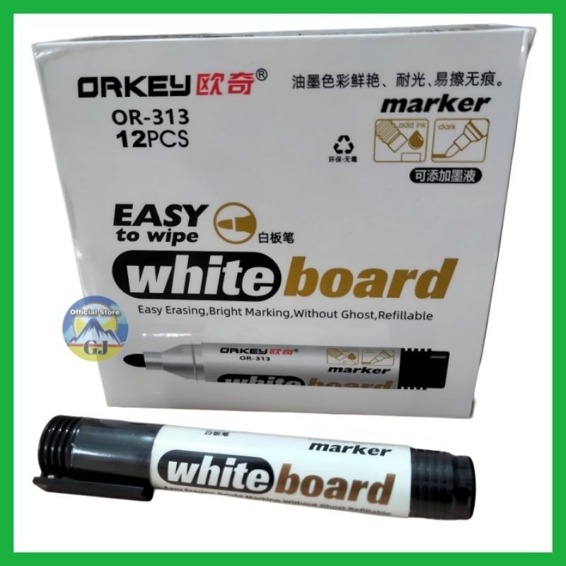 

Membuat Pernyataan Ulasan 5 Penanda Warna Sangat Cerah Teratas - (1 pcs) Orkey White Board Marker / Spidol Papan Tulis Bisa Di Hapus