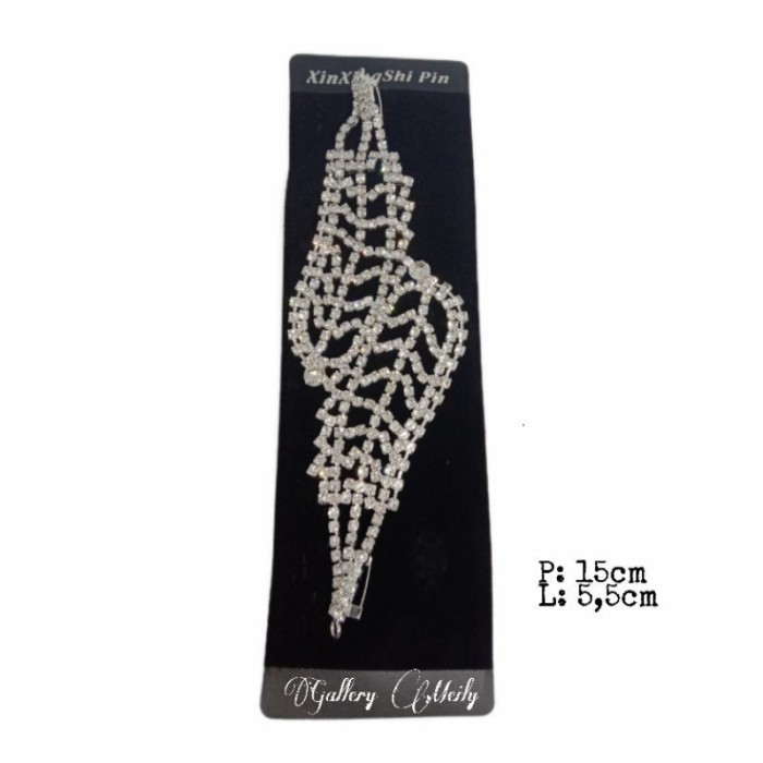 Headpiece Bros Kepala Hijab Rambut Aksecoris Mewah - 1