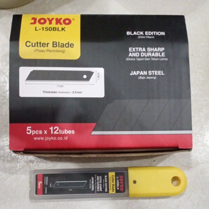 

(1pcs)refill cutter/ cutter blade black(hitam) L150BLK