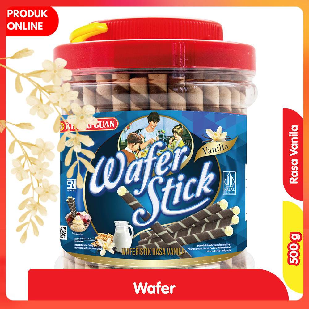 

Khong Guan Wafer Stik Rasa Vanila 500 g