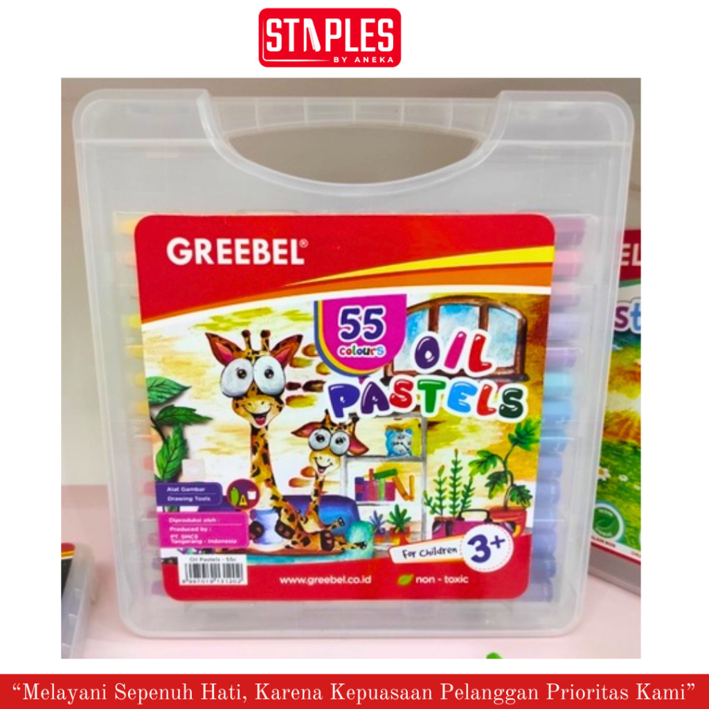 

Oil Pastel PP-55C Greebel / Crayon 55 Colour / Krayon 55 Warna
