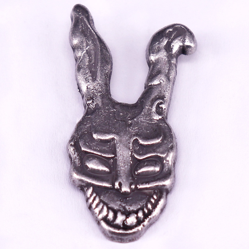 

Donnie Darko Frank Enamel Pin Bunny Rabbit Mask Badge Halloween Jewelry Gift Decora