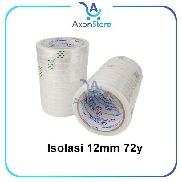 

Isolasi 12mm 72yard STAR TAPESelotip Kecil Isolasi Murah Berkualitas