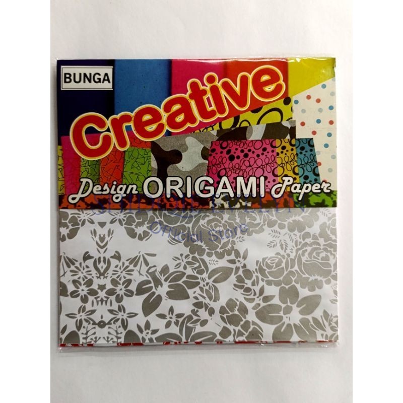 

ASTURO Kertas Origami Motif Bunga 16X16