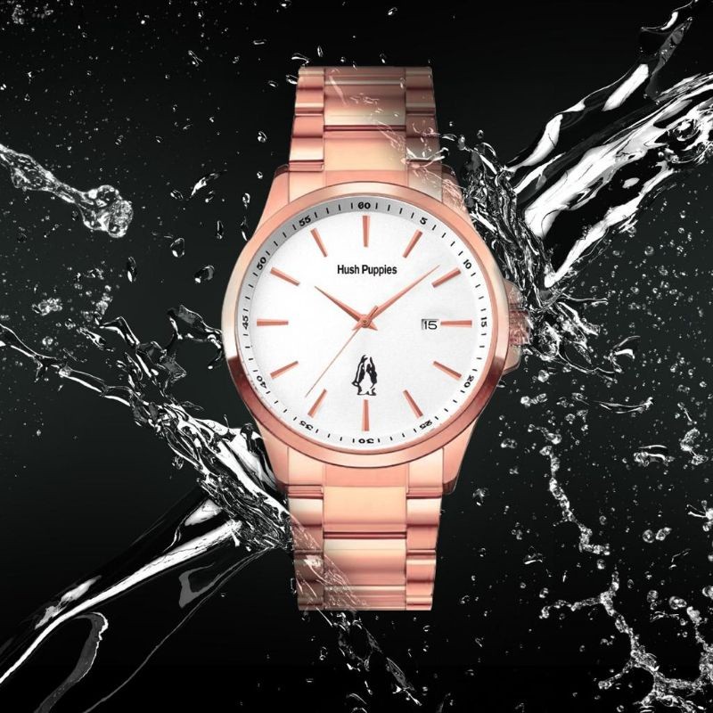PROMO (TERBARU) JAM TANGAN WANITA HUSH PUPPIES 1150P TANGGAL AKTIF FREE BOX ORI || JAM TANGAN WANITA
