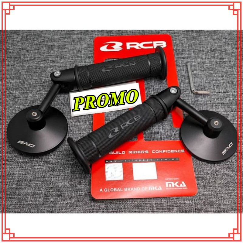 Handgrip RCB Original HG 55 + Spion Jalu Bulat Handgrip RCB Spion Jalu Cembung Universal Motor Spion