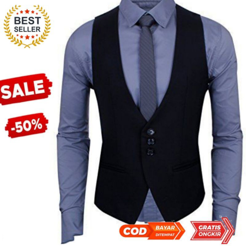 ROMPI JAS PRIA FORMAL,VEST PRIA,ROMPI PRIA KANCING 3