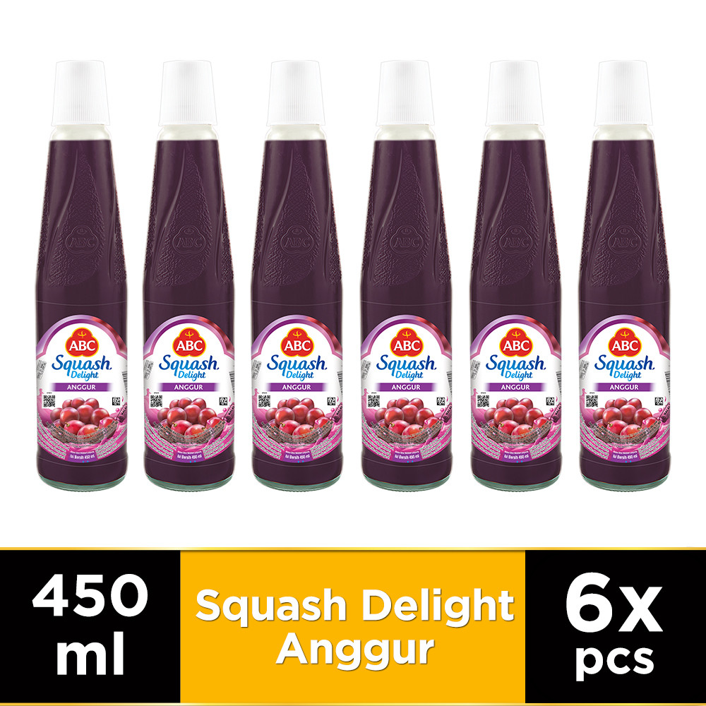 

ABC Sirup Squash Delight Anggur 450 ml - Multi Pack 6 pcs