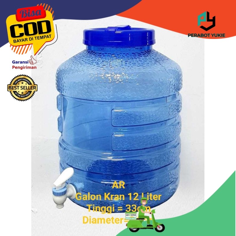 PY GALON KRAN 12 Liter dan 19 Liter/ GALON PAKAI KRAN