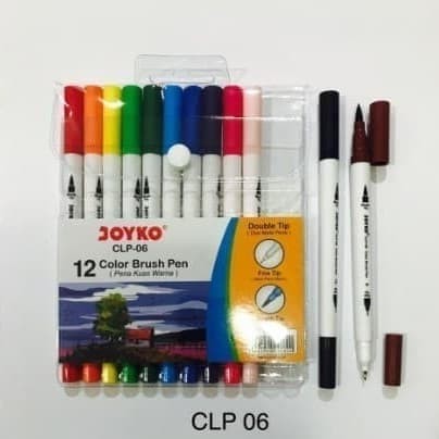 

[BIG SALE] Brush Pen Joyko CLP-06 (Dua Mata Pen)