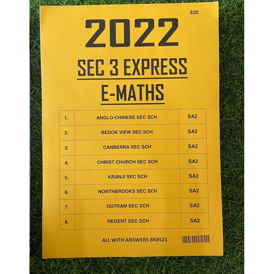 

SINGAPORE top schools internal exam paper Secondary Series - SEC 1 SCIENCE