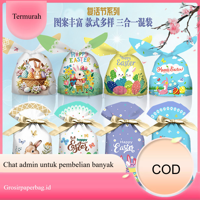 

KANTONG SNACK EASTER DAY GOODIE BAG HARI PASKAH PLASTIK KEMASAN EASTER DAY