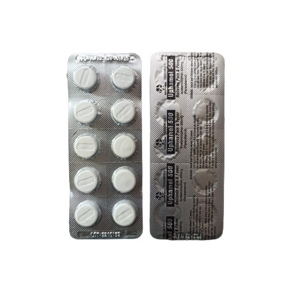 Uphamol 500mg Tablets Relieves Pain 10'S (SG) - Pharma Mart