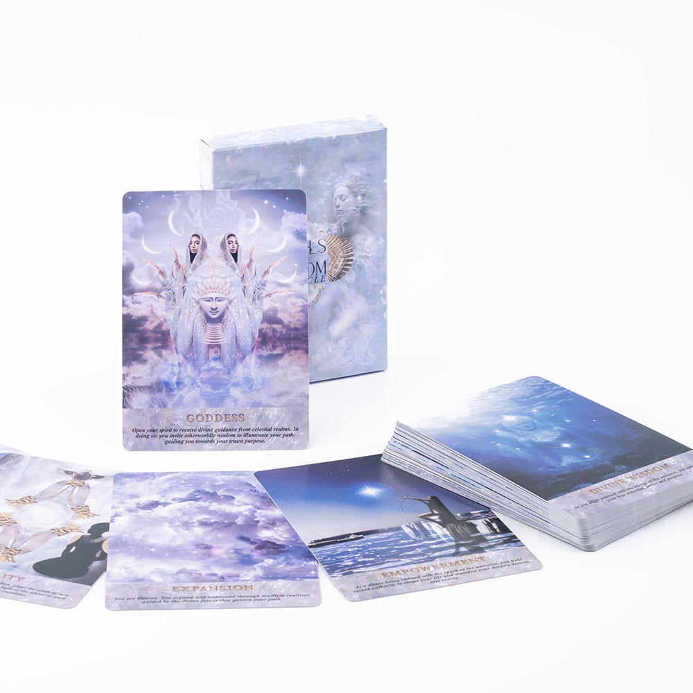 

Pearl Wisdom Oracle Deck 10.4*7.3cm 44 Cards Delve Into The Ethereal Visuals Guiding You To Discover Deeper Significance