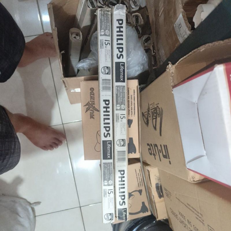lampu tl 15w watt philips neon 15 w
