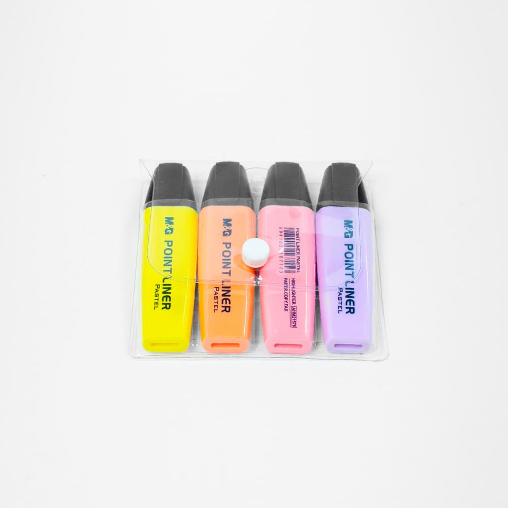 

M&G Highlighter Point Liner Pastel Colour 4 Warna AHM21580