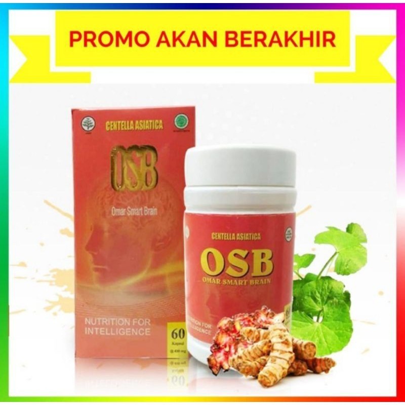 OSB KAPSUL 100% ASLI ORIGINAL Vitamin Otak Anak & Dewasa Omar Smart Brain - OSB