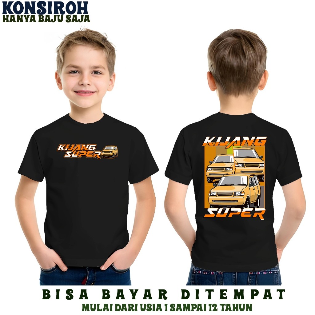 KAOS ANAK SUPER KIJANG KAOS MOBIL KIJANG TSHIRT MOBIL CLASSIC KIJANG ANAK COWOK CEWEK