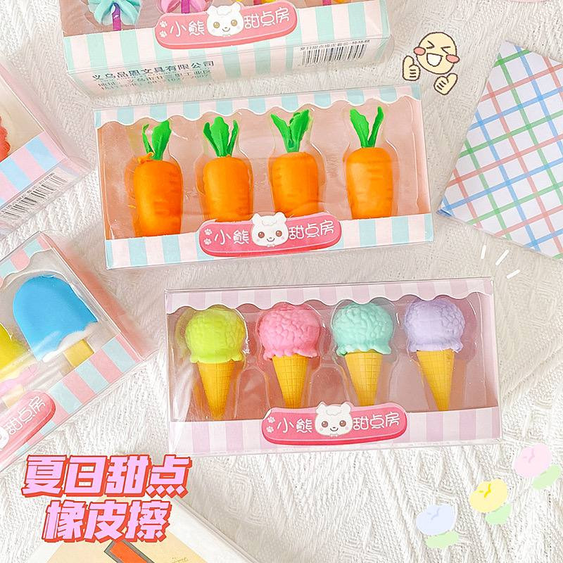 

PENGHAPUS PENSIL 4 in 1 MODEL ICE CREAM DONAT