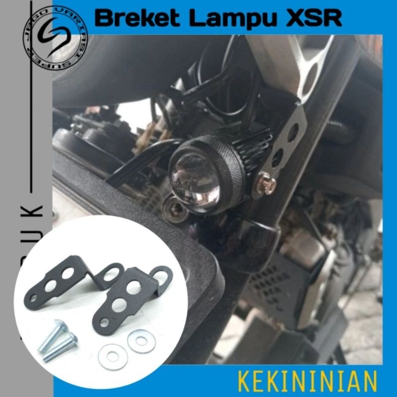 Breket Lampu XSR | Breket Bracket Lampu Tembak Foglamp Yamaha XSR 155 Anti Getar