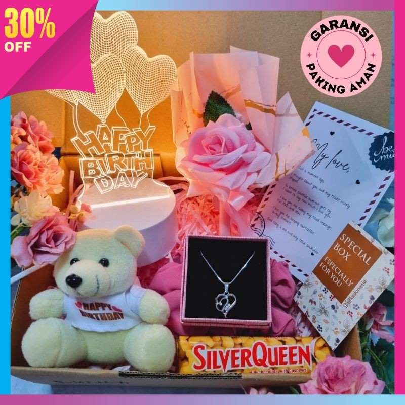 

Hampers Lucu Termurah Terlengkap / Kado Ulang Tahun Cewek / Hampers Ulang Tahun Pacar / Birthday Giftbox ( AYUDIA )