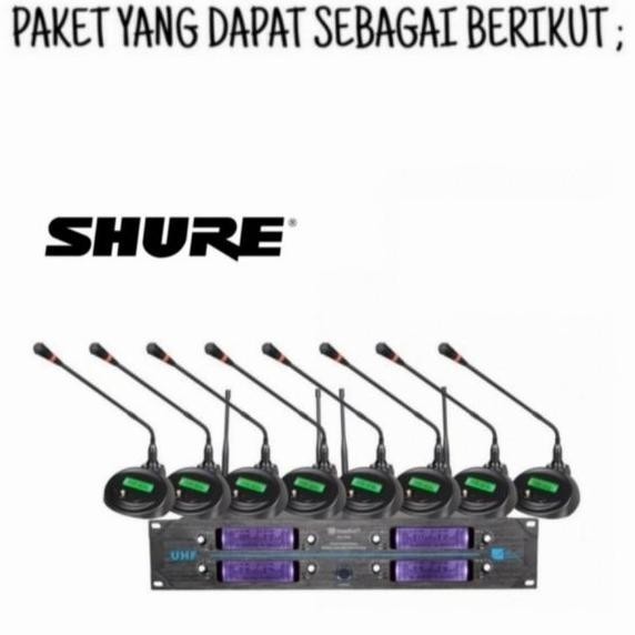 Agen Mic Meja Wireless Conference 8 Mic Meja Wireless R 008 DE