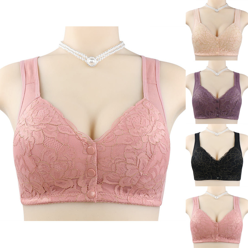 Renda Gesper Wanita Push Up Bh Seamless Bra Tanpa Kawat Bra Sexy Sorex Pakain Dalam Seksi Kancing De