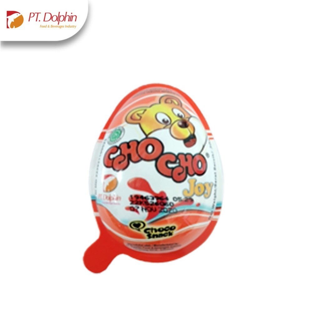 

CHO CHO JOY MINI 20g - PCS - Egg - Berhadiah - Chocolate - Vanilla- Mainan Telur