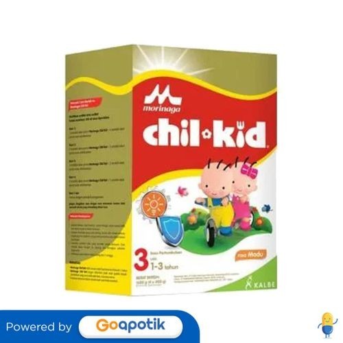 

Morinaga Chil Kid Gold 3 Susu Pertumbuhan Rasa Vanila 1600 Gram Dus