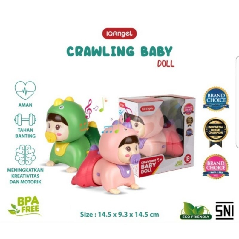 IQ Angel Crawling Baby Doll