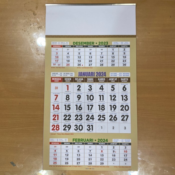 

PROMO!! -Kalender Dinding 2024 (kal kerja AO 727)