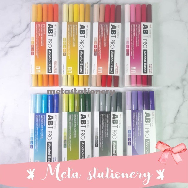 

PROMO!! -ABT Tombow Pro Dual Brush Pen Alcohol Based - Gray Tones