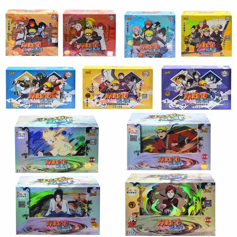 KAYOU Anime Original Naruto Cards Chapter Of The Array Box Added SE Ninja World Collection Cards Toy